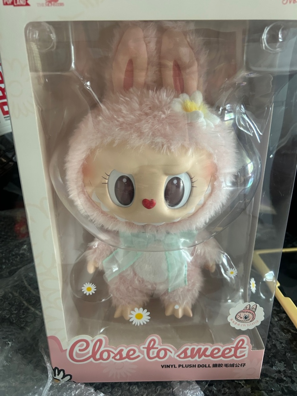 Close to Sweet Pink Plush Vinyl Doll 100% authentic